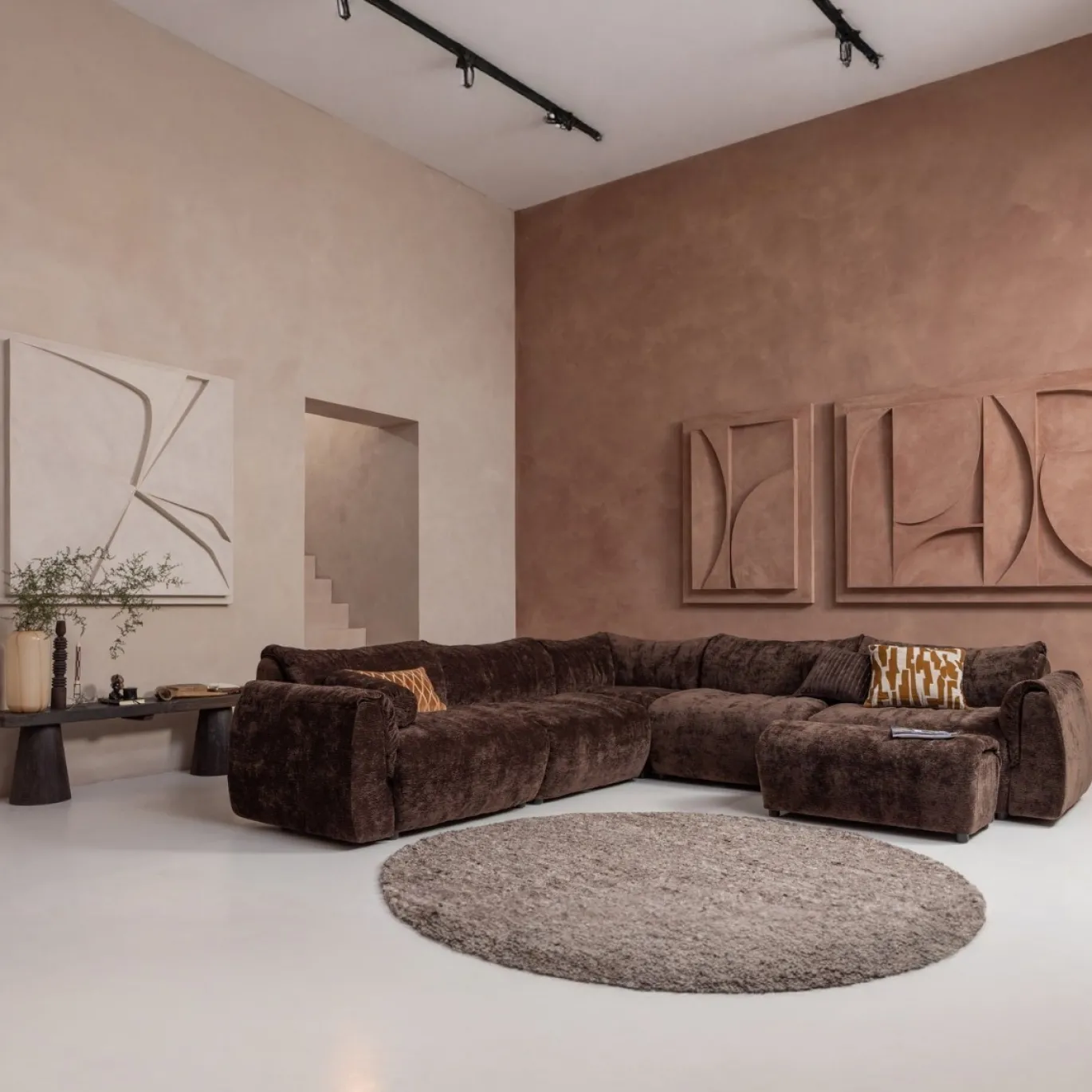 Woood Hocker Baggy 3d Chenille Donkerbruin