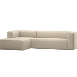 Woood Hoekbank Bean Links Beige Melange