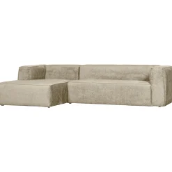 Woood Hoekbank Bean Links Velvet Buttermilk
