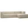 Woood Hoekbank Bean Rechts Beige Melange