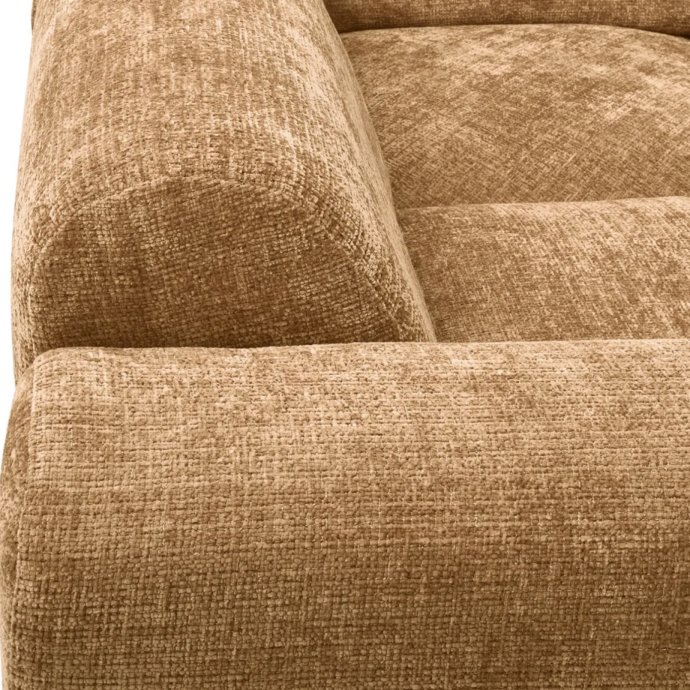 Woood Hoekbank Cloud Links Chenille Honinggeel