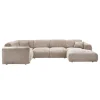 Woood Hoekbank Cloud Links Chenille Naturel
