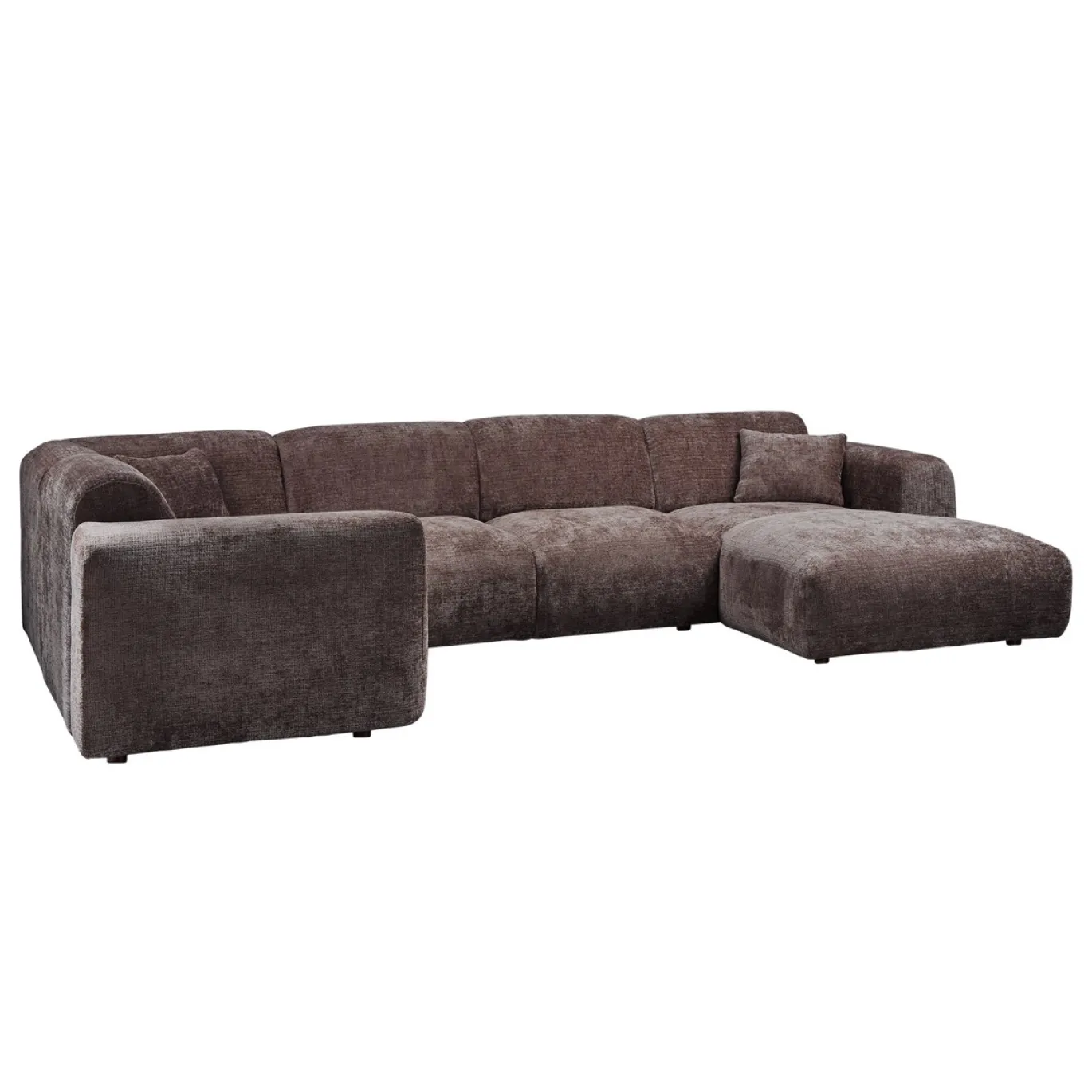 Woood Hoekbank Cloud Links Chenille Warmbruin