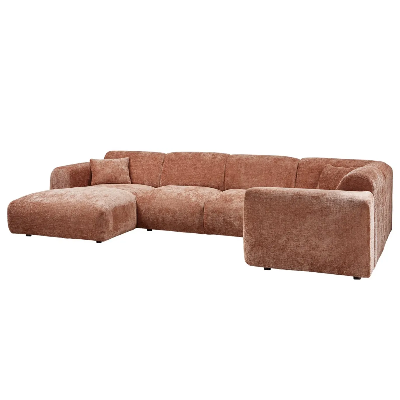 Woood Hoekbank Cloud Rechts Chenille Terra