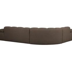 Woood Hoekbank Mojo Links Boucle Bruin Melange