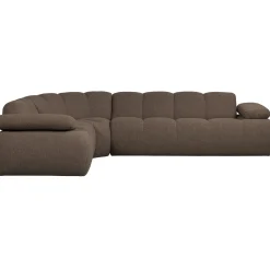 Woood Hoekbank Mojo Links Boucle Bruin Melange