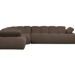 Woood Hoekbank Mojo Links Boucle Bruin Melange