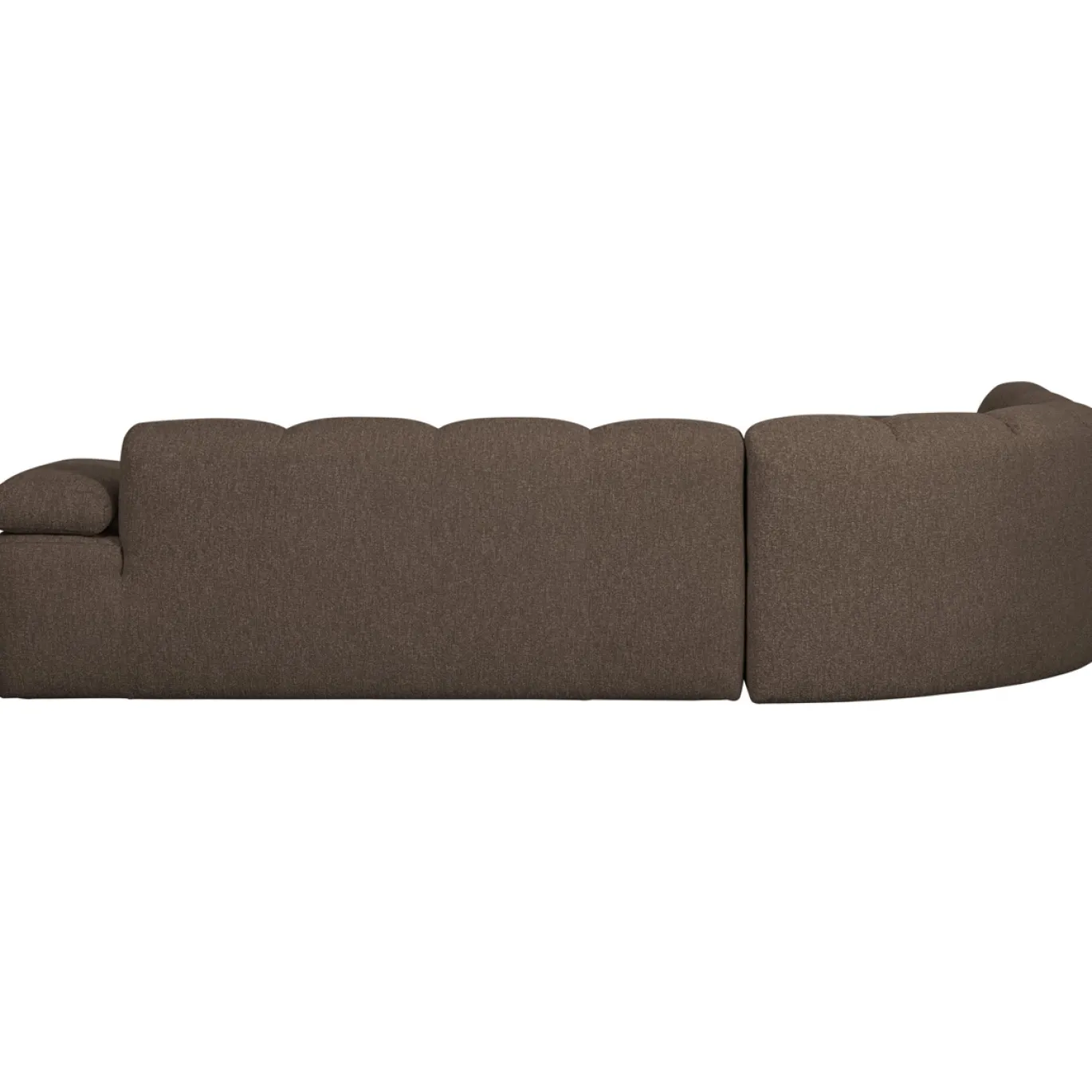 Woood Hoekbank Mojo Links Boucle Bruin Melange