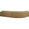 Woood Hoekbank Mojo Links Boucle Geel/bruin Melange