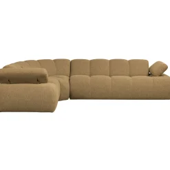 Woood Hoekbank Mojo Links Boucle Geel/bruin Melange