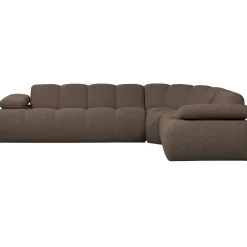 Woood Hoekbank Mojo Rechts Boucle Bruin Melange