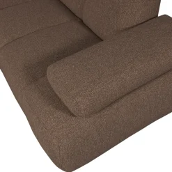 Woood Hoekbank Mojo Rechts Boucle Bruin Melange