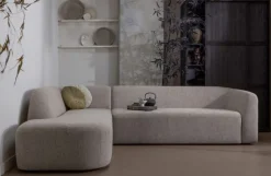 Woood Hoekbank Sloping Links Naturel Melange