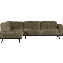 Woood Hoekbank Statement Links Structure Velvet Bonsai