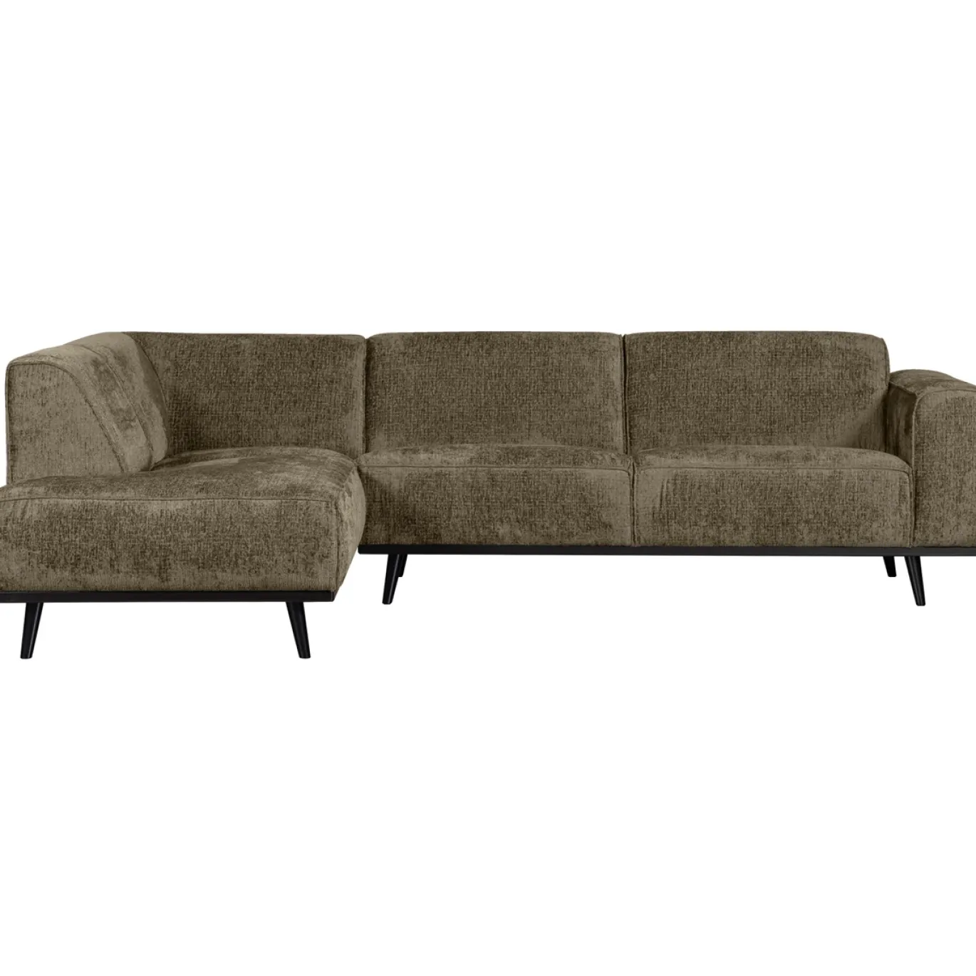Woood Hoekbank Statement Links Structure Velvet Bonsai