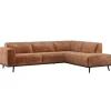 Woood Hoekbank Statement Rechts Chenille Velvet Terra