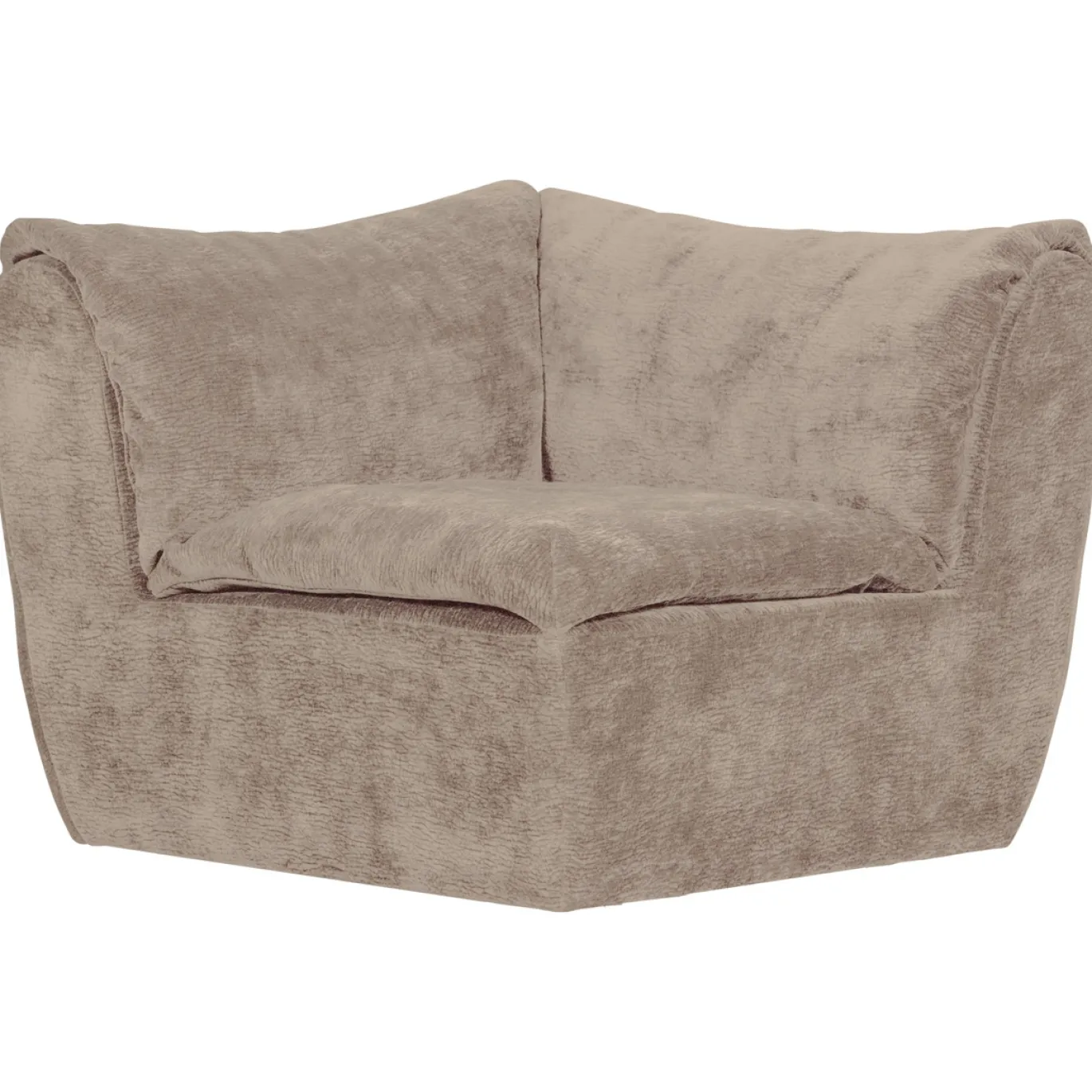 Woood Hoekelement Baggy 3d Chenille Zand