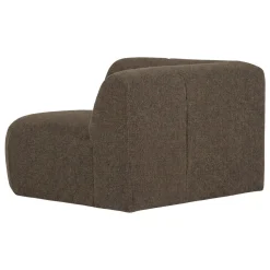 Woood Hoekelement Mojo Recht Bouclé Bruin Melange