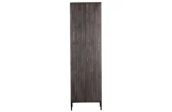 Woood Hoge Kast New Gravure met Lade Essenhout Espresso