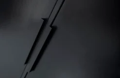 Woood Kledingkast Adam 2-Deurs Grenen Zwart