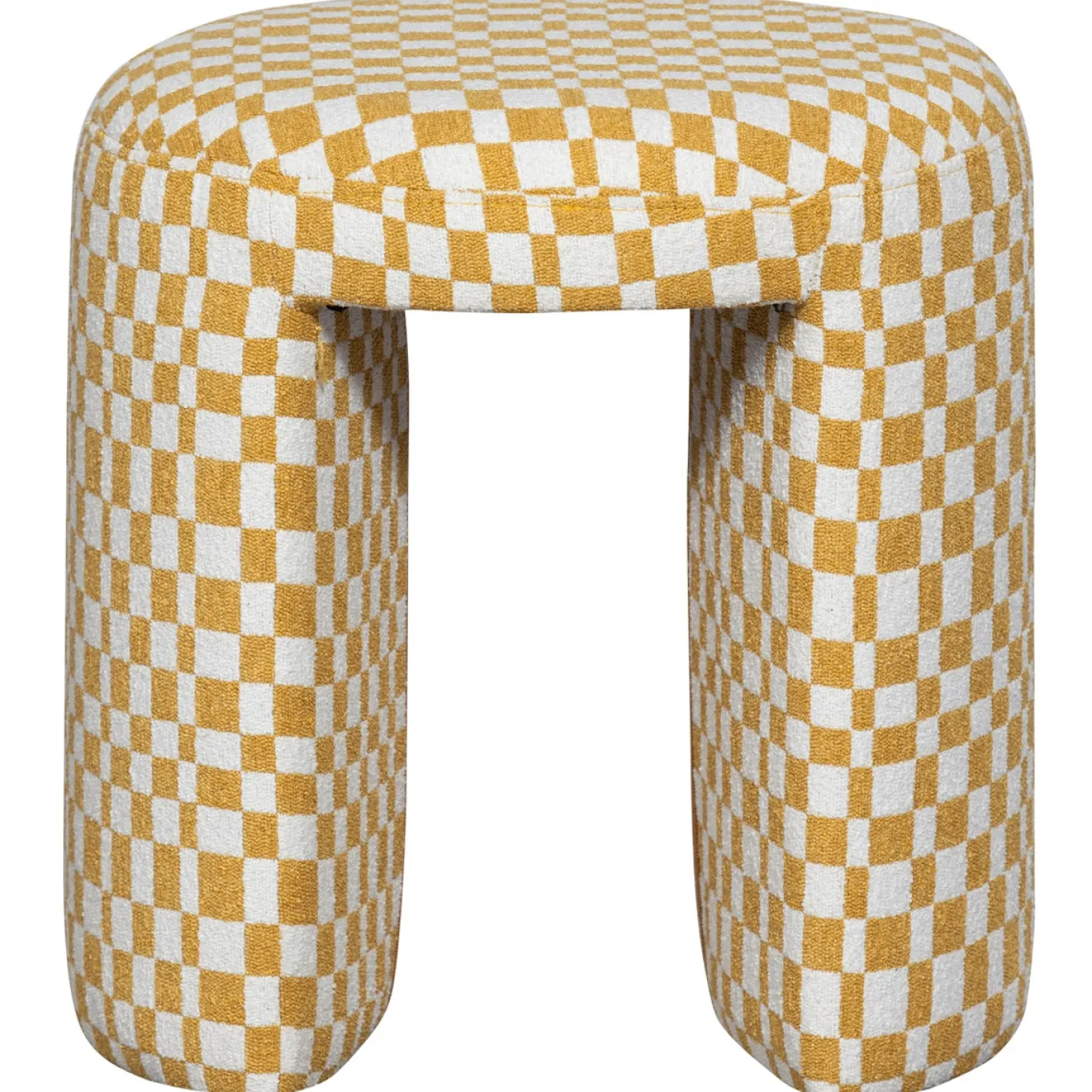 Woood Kruk Charlie Ruit Print Geel