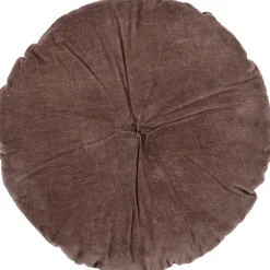 Woood Kussens Aziz Velvet Bruin/naturel Set Van 3