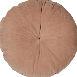 Woood Kussens Feis Velvet Roze/naturel Set Van 3