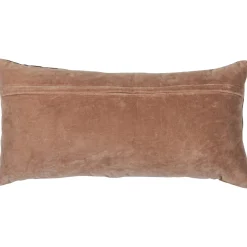 Woood Kussens Laon Velvet Naturel/blauw Set Van 3