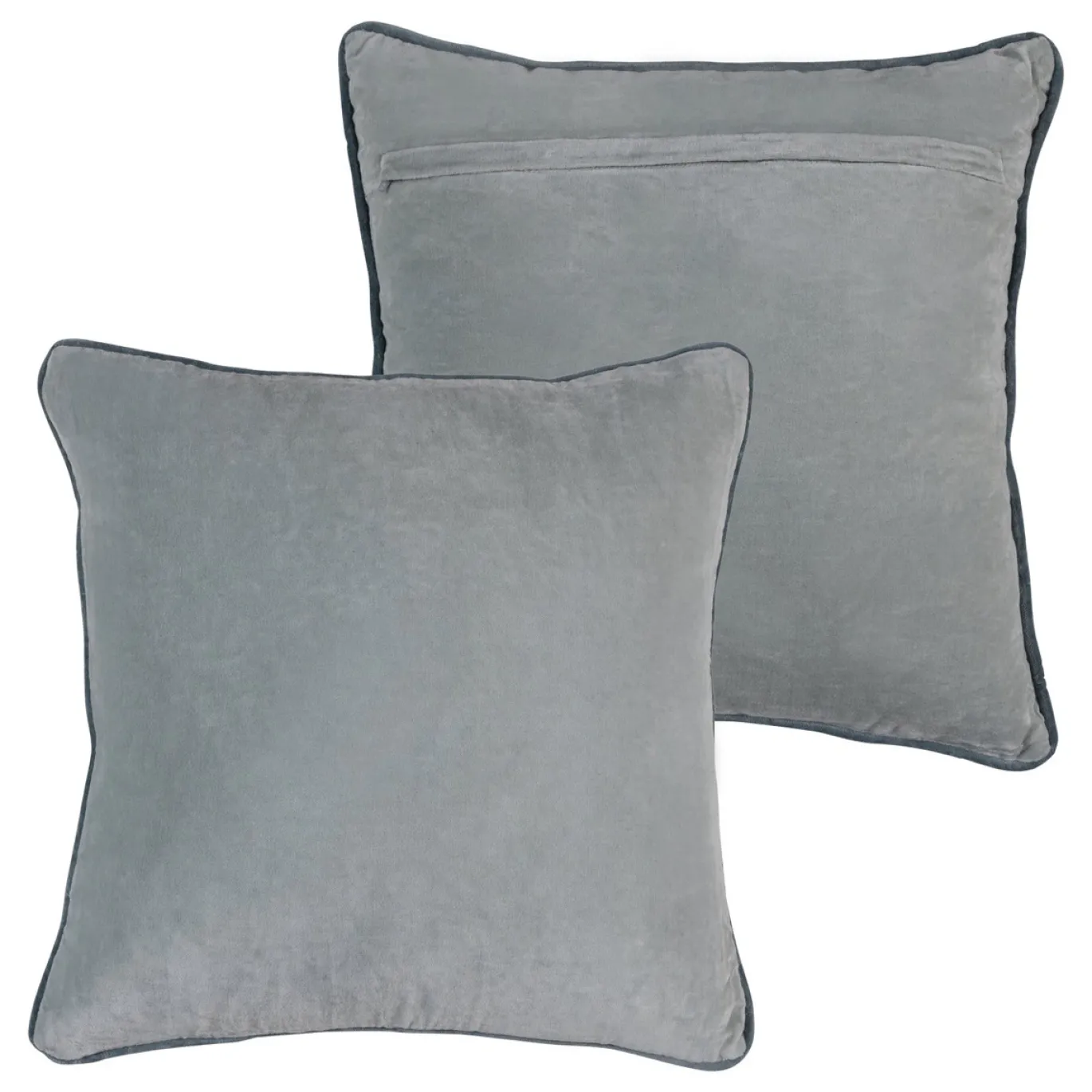 Woood Kussens Lira Blauw/Oranje Set van 4