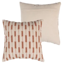 Woood Kussens Zena Roze/roestbruin Set van 4