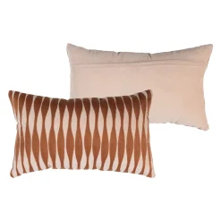 Woood Kussens Zena Roze/roestbruin Set van 4