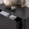 Woood Ladekast Gunnar Grenen Matzwart