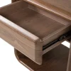 Woood Ladekast/nachtkastje Elura 1 Lade Hout Fineer Bruin