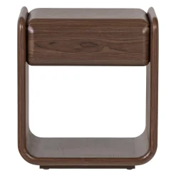 Woood Ladekast/nachtkastje Elura 1 Lade Hout Fineer Bruin