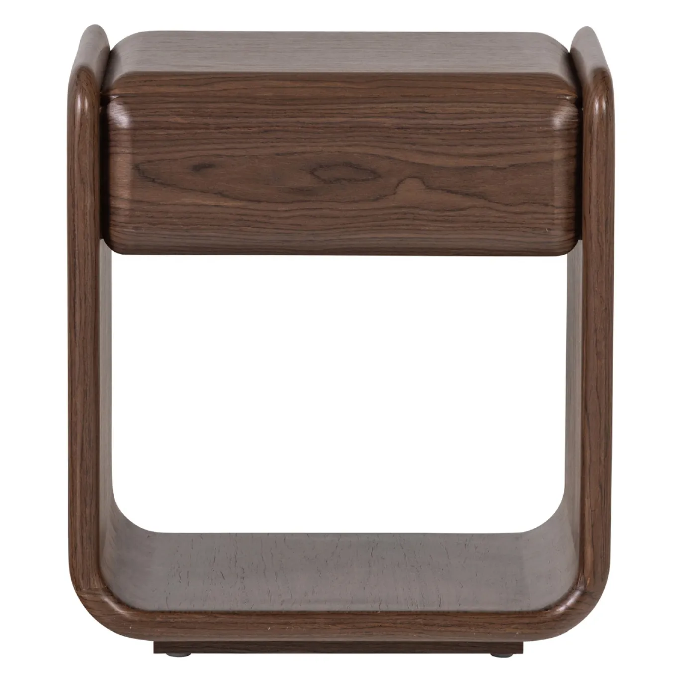 Woood Ladekast/nachtkastje Elura 1 Lade Hout Fineer Bruin