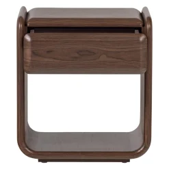 Woood Ladekast/nachtkastje Elura 1 Lade Hout Fineer Bruin