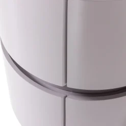 Woood Ladekast/nachtkastje Lunex Hout Hoogglans Lichtgrijs