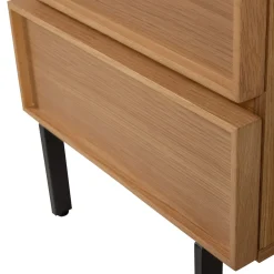 Woood Ladekast/nachtkastje Tours 2 Lades Melamine/MDF Naturel