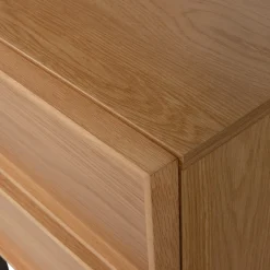 Woood Ladekast/nachtkastje Tours 2 Lades Melamine/MDF Naturel