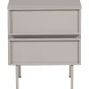 Woood Ladekast/nachtkastje Tours 2 Lades Melamine/MDF Zand