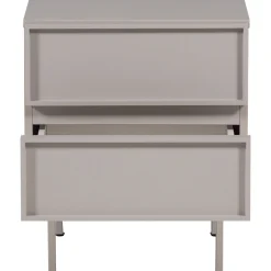 Woood Ladekast/nachtkastje Tours 2 Lades Melamine/MDF Zand
