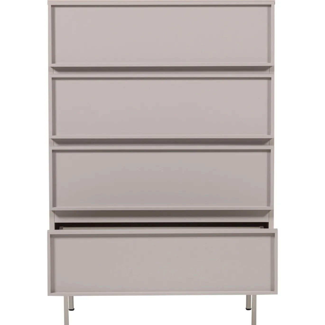 Woood Ladekast Tours 4 Lades Melamine/MDF Zand