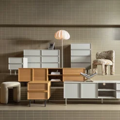 Woood Ladekast Tours 4 Lades Melamine/MDF Zand