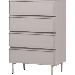 Woood Ladekast Tours 4 Lades Melamine/MDF Zand