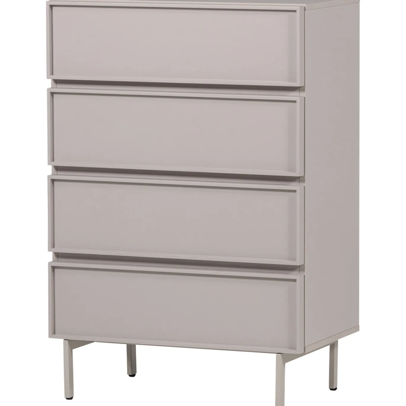 Woood Ladekast Tours 4 Lades Melamine/MDF Zand