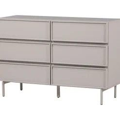 Woood Ladekast Tours 6 Lades Melamine/MDF Zand