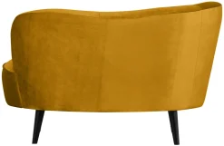 Woood Lounge Fauteuil Sara Links Velvet Oker