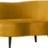 Woood Lounge Fauteuil Sara Rechts Velvet Oker