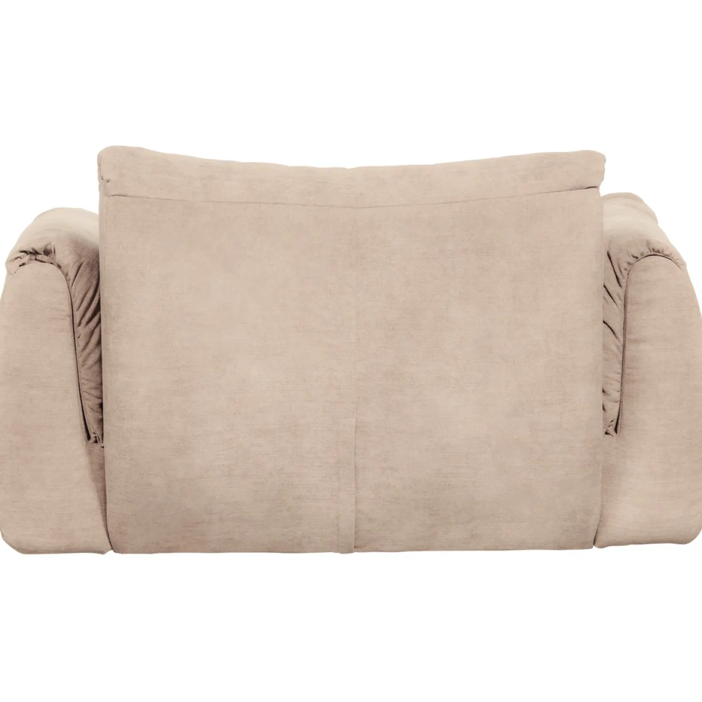 Woood Loveseat Baggy Geweven Chenille Zand