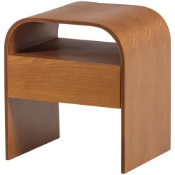 Woood Nachtkastje/bijzettafel Momo Hout Bruin